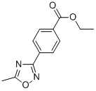 structure of CAS# 850375-01-8, Ethyl 4-(5-Methyl-1,2,4-Oxadiazol-3-Yl)Benzoate;ETHYL 4-(5-METHYL-1,2,4-OXADIAZOL-3-YL)BENZOATE