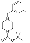 structure of CAS# 850375-09-6, Tert-Butyl 4-(3-Iodobenzyl)Tetrahydro-1(2H)-Pyrazinecarboxylate;TERT-BUTYL 4-(3-IODOBENZYL)TETRAHYDRO-1(2H)-PYRAZINECARBOXYLATE;TERT-BUTYL 4-(3-IODOBENZYL)PIPERAZIN-1-CARBOXYLATE;4-(3-IODOBENZYL)PIPERAZINE, N1-BOC PROTECTED