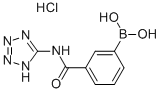 structure of CAS# 850567-38-3, 3-(1H-Tetrazol-5-Yl-Carbamoyl)Benzeneboronic Acid, Hydrochloride;3-(1H-Tetrazol-5-Ylcarbamoyl)Benzeneboronic Acid Hydrochloride 97%;[3-(1H-TETRAZOL-5-YL-CARBAMOYL)PHENYL]BORONIC ACID HYDROCHLORIDE;3-(1H-Tetrazol-5-Ylcarbamoyl)Benzeneboronic Acid Hydrochloride