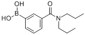 structure of CAS# 850567-39-4, 3-(Dipropylcarbamoyl)Phenylboronic Acid;3-(N,N-Dipropylaminocarbonyl)Benzeneboronic Acid 98%;3-(Di-N-Propylcarbamoyl)Benzeneboronic Acid, 98%;3-(N,N-DIPROPYLAMINOCARBONYL)BENZENEBORONIC ACID