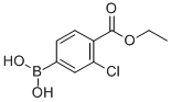 结构式 CAS# 850568-11-5, (3-氯-4-乙氧羰基)苯硼酸