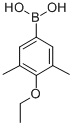 structure of CAS# 850568-59-1, 3,5-Dimethyl-4-Ethoxyphenylboronic Acid;3,5-Dimethyl-4-Ethoxybenzeneboronic Acid 98%;(3,5-DIMETHYL-4-ETHOXY)BENZENEBORONIC ACID;4-Ethoxy-3,5-Dimethylphenylboronic Acid