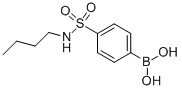 structure of CAS# 850589-32-1, 4-(N-Butylsulphonamido)Benzeneboronic Acid;4-(N-Butylsulphonamido)Benzeneboronic Acid 97%;4-(N-Butylsulfamoyl)Benzeneboronic Acid, 97%;4-(N-BUTYLSULPHONAMIDO)BENZENEBORONIC ACID
