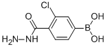 structure of CAS# 850589-37-6, 3-Chloro-4-(Hydrazinocarbonyl)Benzeneboronic Acid;3-Chloro-4-(Hydrazinocarbonyl)Benzeneboronic Acid 97%;3-CHLORO-4-(HYDRAZINOCARBONYL)BENZENEBORONIC ACID;3-Chloro-4-(Hydrazinecarbonyl)Phenylboronic Acid