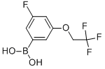 structure of CAS# 850589-55-8, 3-Fluoro-5-(2,2,2-Trifluoroethoxy)Benzeneboronic Acid;3-Fluoro-5-(2,2,2-Trifluoroethoxy)Benzeneboronic Acid 98%;3-Fluoro-5-(2,2,2-Trifluoroethoxy)Benzeneboronicacid98%;(2,2,2-Trifluoroethyl) (3-Borono-5-Fluorophenyl)Ether