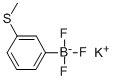 structure of CAS# 850623-48-2, Potassium (3-Methylthiophenyl)Trifluoroborate;POTASSIUM (3-METHYLTHIOPHENYL)TRIFLUOROBORATE