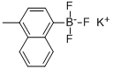 structure of CAS# 850623-55-1, Potassium (4-Methyl-1-Naphthalene)Trifluoroborate;POTASSIUM (4-METHYL-1-NAPHTHALENE)TRIFLUOROBORATE;POTASSIUM (4-METHYL-1-NAPHTHYLENE)TRIFLUOROBORATE;POTASSIUM (4-METHYL-1-NAPHTALENE)TRIFLUOROBORATE