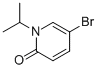 structure of CAS# 851087-08-6, 5-Bromo-1-Isopropylpyridin-2(1H)-One