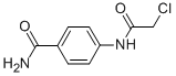 structure of CAS# 85126-67-6, 4-(2-Chloro-Acetylamino)-Benzamide
