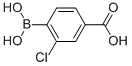 structure of CAS# 851335-09-6, 4-Carboxy-2-Chlorophenylboronic Acid;REF DUPL: 4-Carboxy-2-Chlorophenylboronic Acid;4-(Dihydroxyboranyl)-3-Fluorobenzoic Acid;4-Carboxy-2-Chlorobenzeneboronic Acid 97%