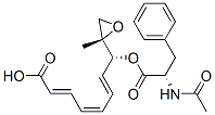 CAS 登录号：85146-10-7， (2S-(2R*(1S*,2E,4Z,6E)))-N-乙酰基-L-苯丙氨酸 7-羧基-1-(2-甲基环氧乙烷基)-2,4,6-庚三烯基酯