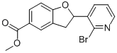 CAS 登录号：851777-29-2， 2-(2-溴-吡啶-3-基)-2,3-二氢-苯并呋喃-5-羧酸甲酯
