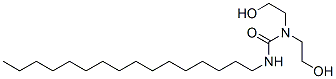 CAS 登录号：85187-62-8， 3-十六烷基-1,1-二(2-羟基乙基)脲
