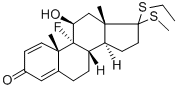 CAS 登录号：85197-76-8， 17(S)-替泼尼旦