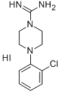 结构式 CAS# 852228-16-1, 4-(2-氯苯基)哌嗪-1-甲脒氢碘酸盐