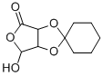 结构式 CAS# 85281-85-2, 2,3-O-Cyclohexylidene-L(-)-Erythrurono lactone
