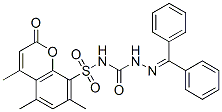 CAS#: 85302-47-2， 3-(Benzhydrylideneamino)-1-(4,5,7-Trimethyl-2-Oxo-Chromen-8-Yl)Sulfonyl-Urea