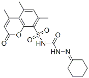 CAS#: 85302-48-3， 3-(Cyclohexylideneamino)-1-(4,5,7-Trimethyl-2-Oxo-Chromen-8-Yl)Sulfonyl-Urea