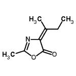 CAS#: 85324-69-2， (4E)-4-(2-Butanylidene)-2-methyl-1,3-oxazol-5(4H)-one