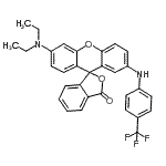 CAS#: 85443-44-3， 6'-(Diethylamino)-2'-{[4-(trifluoromethyl)phenyl]amino}-3H-spiro[2-benzofuran-1,9'-xanthen]-3-one