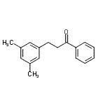 structure of CAS# 854692-50-5, 3-(3,5-Dimethylphenyl)-1-phenyl-1-propanone;3-(3,5-dimethylphenyl)propiophenone