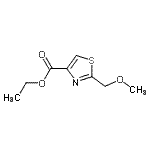 结构式 CAS# 854754-20-4, 乙基2-(甲氧基甲基)-1,3-噻唑-4-羧酸酯