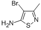 结构式 CAS# 85508-99-2, 4-溴-3-甲基-异噻唑-5-基胺