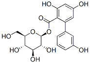 CAS#: 85514-02-9， beta-D-Glucopyranose, 1-(3,3',5-Trihydroxy(1,1'-Biphenyl)-2-Carboxylate)