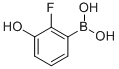 structure of CAS# 855230-60-3, 2-Fluoro-3-Hydroxyphenylboronic Acid;2-FLUORO-3-HYDROXYPHENYLBORONIC ACID