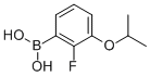structure of CAS# 855230-63-6, 2-Fluoro-3-Isopropoxyphenylboronic Acid