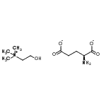 CAS 登录号：85567-49-3， (2S)-2-氨基戊二酸酯, 2-羟基乙基-三甲基-铵