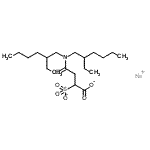 CAS#: 85567-61-9， 4-[bis(2-ethylhexyl)amino]-4-oxo-2-sulfonato-Butanoate sodium salt (1:1)