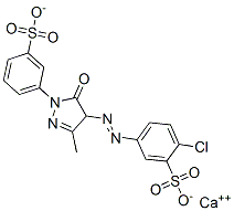 CAS#: 85605-12-5， Calcium 2-Chloro-5-[[4,5-Dihydro-3-Methyl-5-Oxo-1-(3-Sulphonatophenyl)-1H-Pyrazol-4-Yl]Azo]Benzenesulphonate