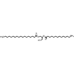 CAS#: 85606-67-3， 3-Hydroxy-2-(tetradecanoyloxy)propyl stearate