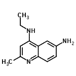 CAS#: 856095-22-2， N<sup>4</sup>-Ethyl-2-methyl-4,6-quinolinediamine