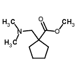 CAS 登录号：85636-64-2， 甲基1-[(二甲基氨基)甲基]环戊烷羧酸酯