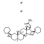 CAS#: 85639-54-9， (2beta,5alpha,16beta,17beta)-17-Acetoxy-2,16-bis(1-methyl-1-piperidiniumyl)androstane dibromide