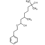 CAS#: 85665-81-2， 3,7-Dimethyl-1-(2-phenylethoxy)-1,7-octanediol