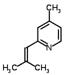 CAS#: 85665-89-0， 4-Methyl-2-(2-methyl-1-propen-1-yl)pyridine