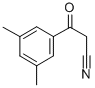 structure of CAS# 85692-25-7, 3,5-Dimethylbenzoylacetonitrile;3-(3,5-DIMETHYLPHENYL)-3-OXOPROPIONITRILE;3,5-DIMETHYLBENZOYLACETONITRILE