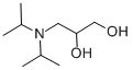 结构式 CAS# 85721-30-8, 3-二异丙基氨基-1,2-丙烷二醇