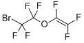 structure of CAS# 85737-06-0, 2-Bromotetrafluoroethyl Trifluorovinyl Ether;(2-Bromo-1,1,2,2-Tetrafluoroethoxy)Trifluoroethylene;(2-Bromo-1,1,2,2-Tetrafluoroethoxy)Trifluoroethene;2-Bromotetrafluoroethyl Trifluorovinyl Ether 97%