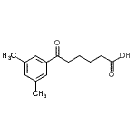 结构式 CAS# 857481-29-9, 6-(3,5-二甲基苯基)-6-氧代己酸