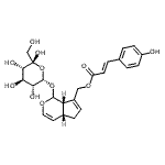 CAS#: 85802-33-1， [(1S)-1,4A,5,7Aalpha-Tetrahydro-4Aalpha,5alpha-Dihydroxy-7-[[[(E)-3-(4-Hydroxyphenyl)-1-Oxo-2-Propenyl]Oxy]Methyl]Cyclopenta[c]Pyran-1alpha-Yl]beta-D-Glucopyranoside
