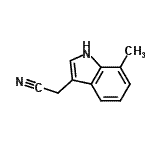 CAS#: 858232-97-0， (7-Methyl-1H-indol-3-yl)acetonitrile