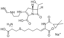 structure of CAS# 85960-17-4, Imipenem;Imipenam-Cilastatin Sodium Mixture;Imipenem/Cilastatin(Mixed Powder);Imipenem And Cilastatin Sodium
