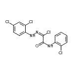 结构式 CAS# 861322-29-4, (1E)-2-[(2-氯苯基)氨基]-N-(2,4-二氯苯基)-2-氧代乙烷亚肼基基氯化物