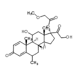CAS#: 86282-02-2， 11,21-Dihydroxy-6-methyl-3,20-dioxopregna-1,4-dien-17-yl methoxyacetate