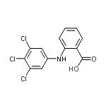 CAS#: 86282-83-9， 2-[(3,4,5-Trichlorophenyl)amino]benzoic acid