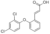 结构式 CAS# 86308-90-9, 3-[2-(2,4-二氯苯氧基)苯基]丙烯酸